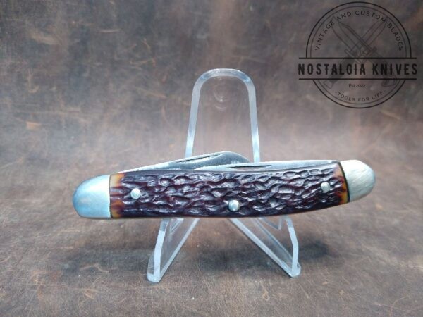 Vintage Böker USA Tree Brand Jigged Bone Handle 8588 medium 3 Blade Stockman Knife – 1983  [Used – Very Good Cond.] Böker boker