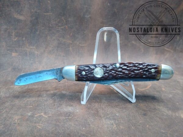 Vintage Böker USA Tree Brand Jigged Bone Handle 8588 medium 3 Blade Stockman Knife – 1983  [Used – Very Good Cond.] Böker boker