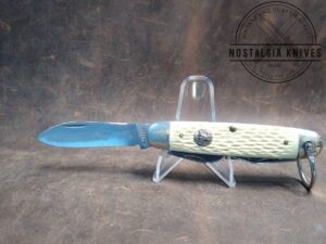 Vintage Ulster USA Boy Scouts Badge Folding Camp knife w/Bail[Used - Excellent Cond.]