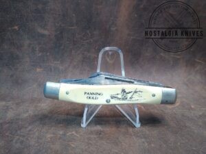 Vintage Schrade USA SC505 Union Tools Scrimshaw Stockman 'Panning Gold' Limited Edition 1991[Used - Near Mint Cond.]