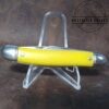 Vintage USA Made Large 2 blade Jack Knife w/ Yellow Handle [Used - Pristine Cond.] - Image 7