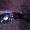Jack Daniel's Logo-ed Folding Sunglasses 1980s Advertising Promo. with zippered case[Used - Excellent Cond.]