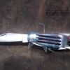Vintage Handle Camp/Hobo Knife Multi-tool Folding Knife with Utensils[Used - Excellent Cond.] - Image 4