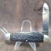 Vintage Case XX 640045R Camp/Scout Folding Pocket Knife, Black Jigged Handle - 1967[Used - Very Good Cond.]