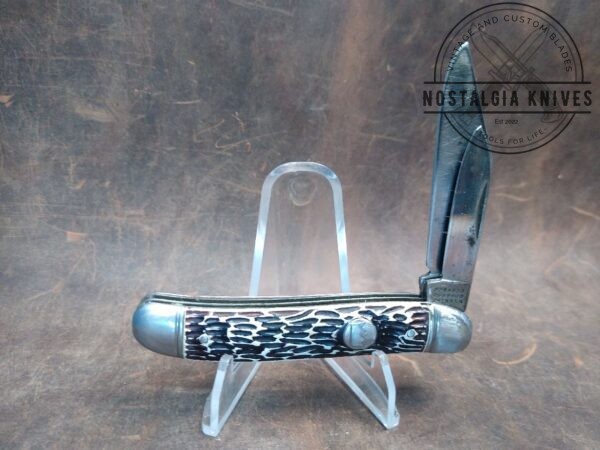 Vintage Imperial Prov. USA Medium 2 Blade Peanut Jack knife[Used – Excellent Cond.] Collectible Knives
