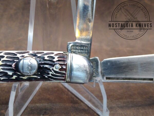Vintage Imperial Prov. USA Medium 2 Blade Peanut Jack knife[Used – Excellent Cond.] Collectible Knives