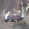 Vintage PIC Japan Camp/Scout 11 Blade Multi-tool Folding Pocket Knife with Stag Handle[Used - Excellent Cond.] - Image 7
