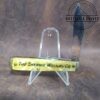 Vintage CamCo 2 Blade Pocket Knife with Bottle Opener/Screwdriver and Yellow Cracked Ice Handle "Sherwin Williams Co." promo.[Used- Mint Cond.] - Image 5