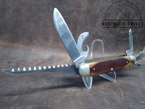 Vintage Craftsman 9555 Multi-tool 5 Blade Sportsman’s Camp Knife[Used – Excellent Cond.] Camp/Scout Knives boker