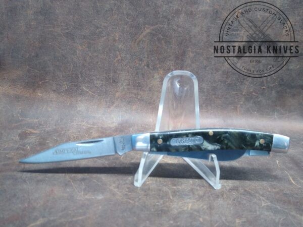 Imperial Schrade Stockman Pocket Knife, 3.5″ POM Handles with Stainless Steel Bolsters IMP45[Unused Cond.] Everyday Carry[EDC] cutlery