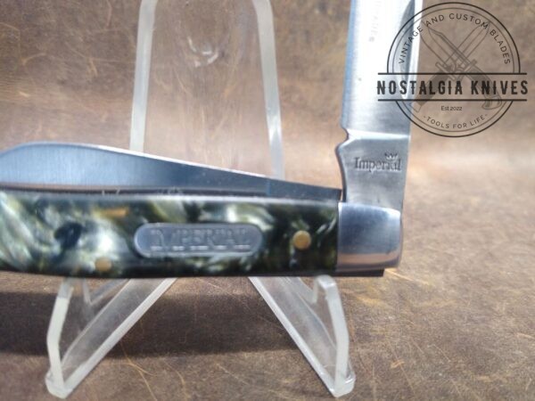 Imperial Schrade Stockman Pocket Knife, 3.5″ POM Handles with Stainless Steel Bolsters IMP45[Unused Cond.] Everyday Carry[EDC] cutlery