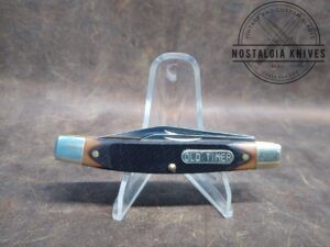 Schrade Old Timer 33OT Medium 2 Blade Pocket knife with Sawcut Delrin Scales [Unused Cond.]