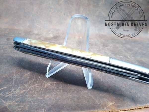 Vintage Hammer Brand USA Large Fish Knife with opener/scaler blade and Cracked Ice Handle from 1947[Used – Very Good Cond.] Collectible Knives boker