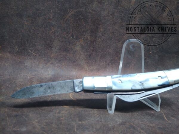 Vintage Böker Tree Brand 4-Blade 1971 Congress Knife w/Marbled Scales – Made in Germany[Used – Excellent Cond.] Böker
