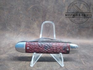 Vintage 1975 Federal Knife Co. 'Made in USA' 3.5" Jack Knife w/ Jigged Delrin Handle [Unused - Mint Cond.]