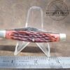 Vintage Robeson SHUREDGE 633295 Jigged Bone Handle 3 Blade Folding Pocket Knife [Used - Excellent Cond.] - Image 5