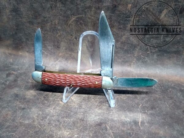Vintage Hammer Brand USA 3 Blade Stockman Pocket Knife with Bakelite Handle[Used – Excellent Cond.] Collectible Knives collectable knives
